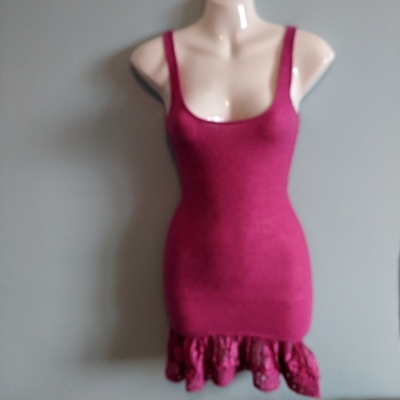 FREE People pink knit dress xs - Picture 3 of 9